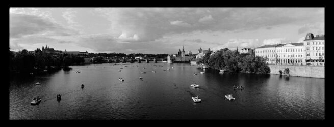 Vltava z mostu Legií